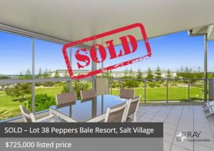 Resort apartment appraisals Kingscliff Casuarina NSW